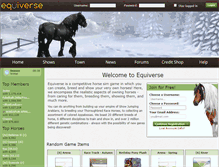 Tablet Screenshot of equiverse.com